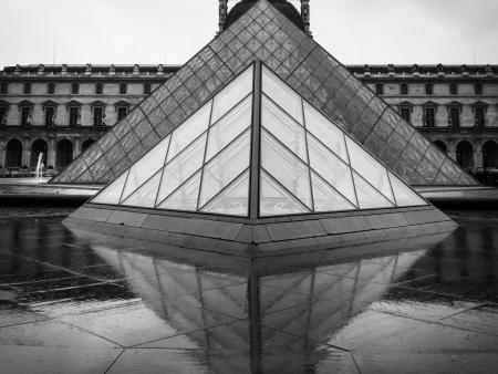 Kathie C Ballah - The Pyramid at the Louvre