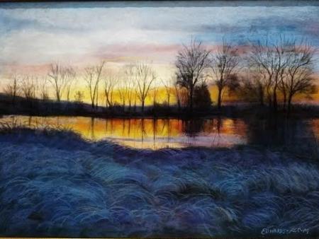 Diane E Edwards - Sunrise Over the Swamp, ND