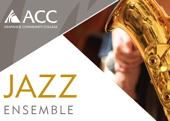 ACC Jazz Ensemble - saxophone with hands near it