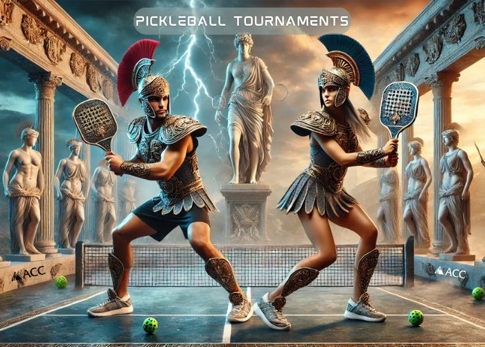 graphics of people playing pickleball