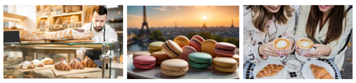 collage of photos from France and Italy from past ACC study abroad trips