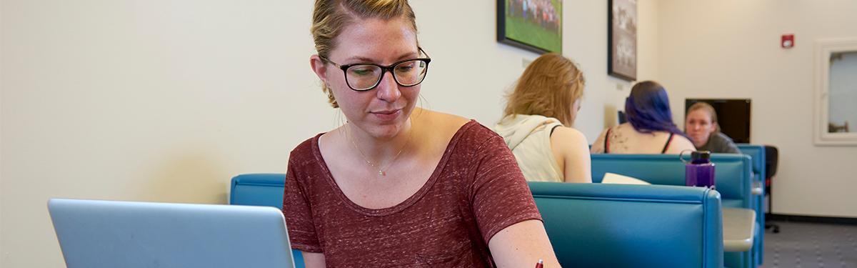 Students in the Library