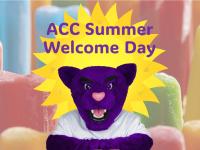 ACC Summer Welcome Day (with Summit the ACC Puma mascot)