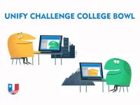 Unify America: College Bowl (cartoon characters playing on laptops)