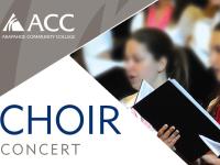 ACC Choir Concert - people holding music books and singing