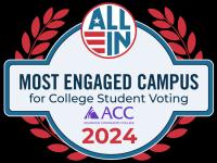 All In Most Engaged Campus 2024 logo