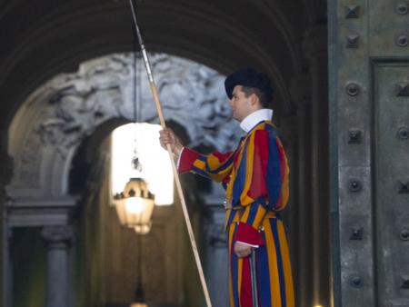 Cathie Evans - Swiss Guard - Sorrento, Italy