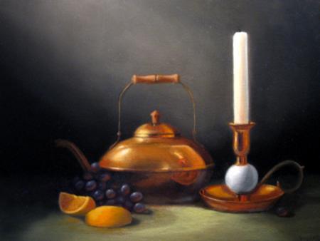 Valorie Snyder - Brass Still Life by Valorie Snyder