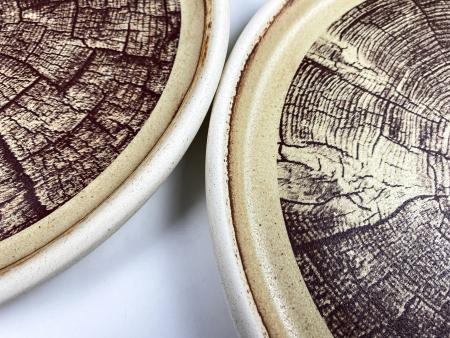 Hollie Giannaula - Woodgrain plates