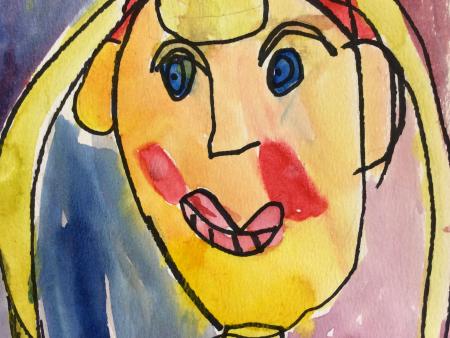 Kylie McLeod Watercolor Kindergarten Teacher: Scarlet Lammers Highland Elementary