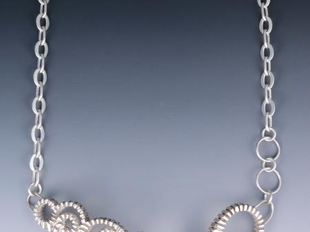 Debbie Davidson-Stanfill Cast Silver Beads Choker