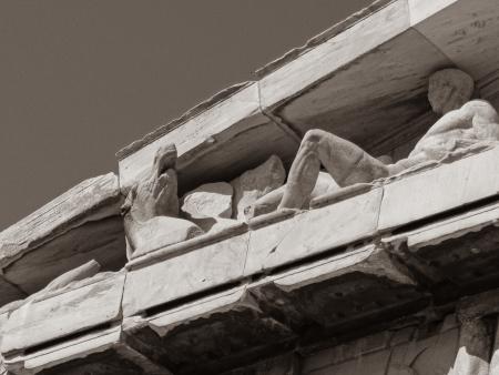 Kathie C. Ballah Pediment at the Parthenon