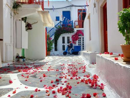 Trish Sangelo Mykonos Early Morning