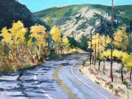 Janice Wright - Roadside Aspens