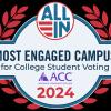 All In Most Engaged Campus 2024 logo