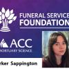 Parker Sappington, ACC logo, Funeral Service Foundation logo