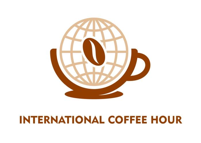 International Coffee Hour (globe in a coffee cup graphic)