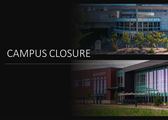 Campus Closure (Littleton Campus Main Building and Sturm Collaboration Campus at Castle Rock)