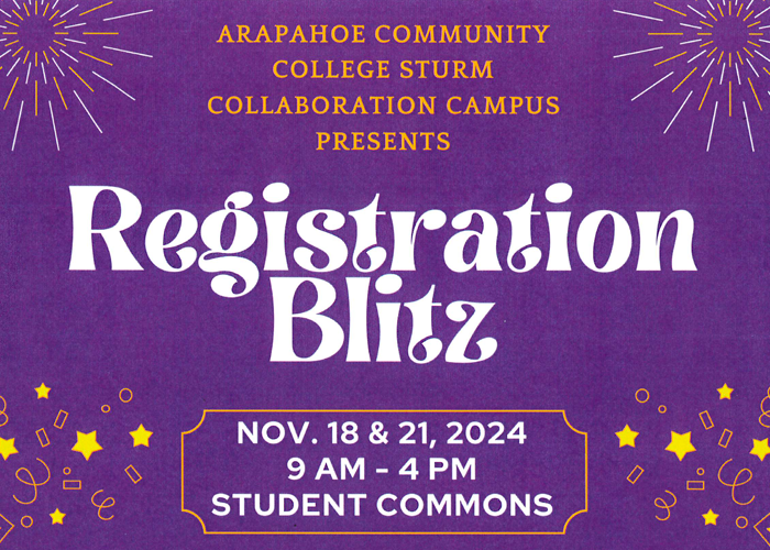 Registration Blitz flyer