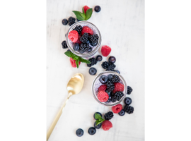 Jars with berries and spoon (photo by Kate Blakeman)