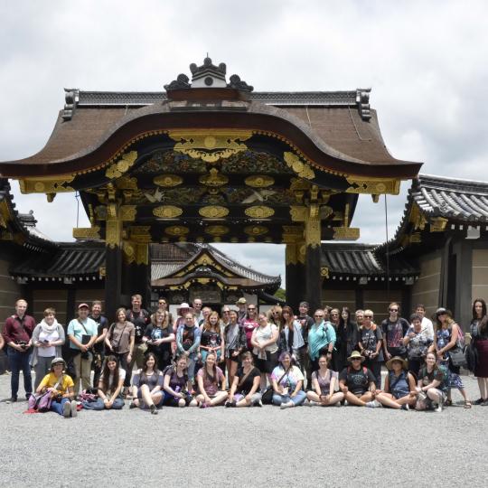 2018 ACC study abroad students in Japan